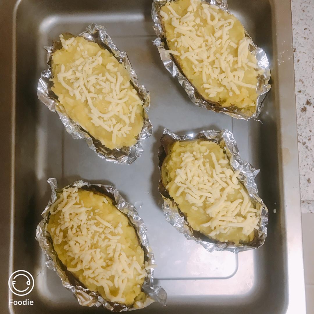 超级简单芝士焗番薯