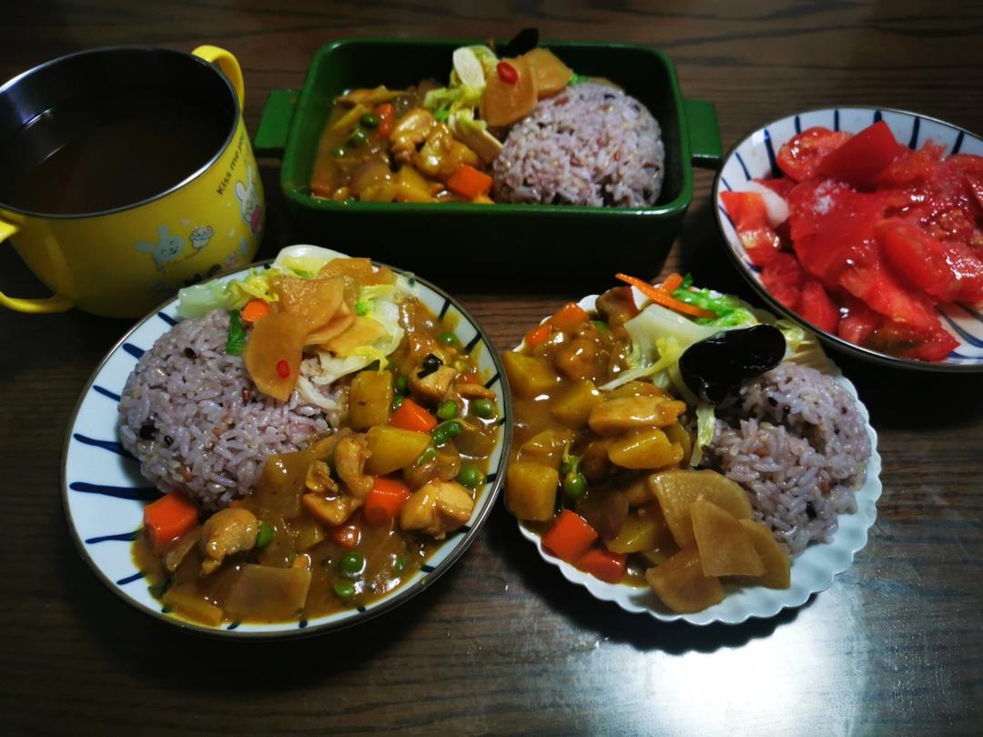 咖喱鸡肉饭