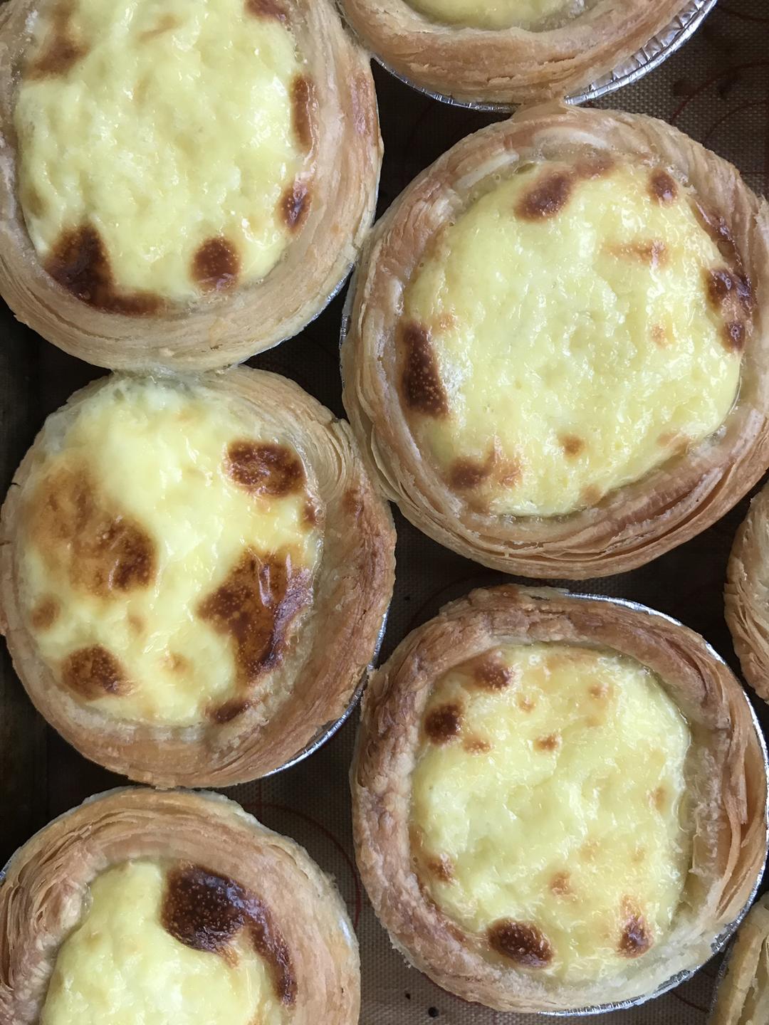 有淡奶油的蛋挞液