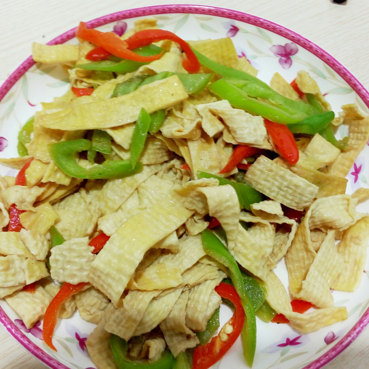 东北尖椒干豆腐