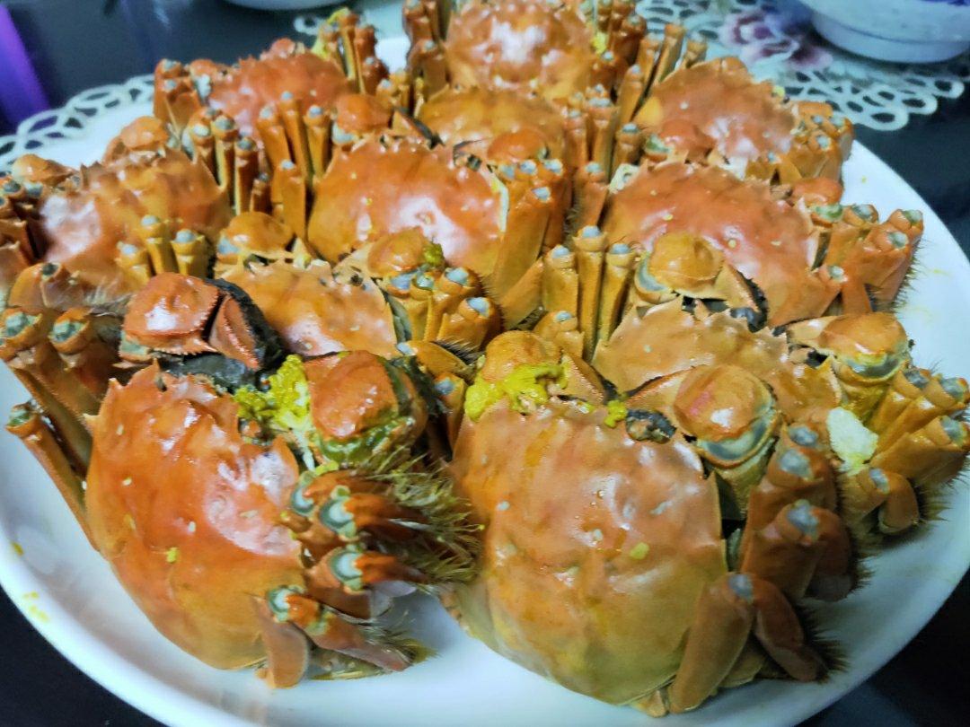 清蒸大闸蟹