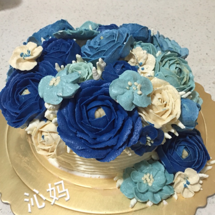 韩式裱花配方—豆沙奶油霜