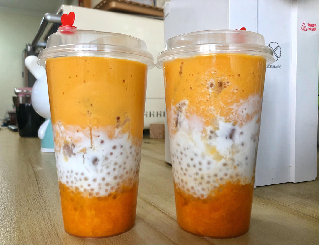 《Tinrry+》超多肉的啵啵杨枝甘露，夏日网红快乐水！