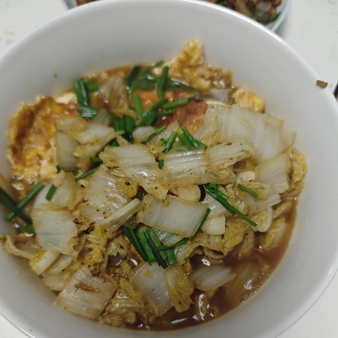 超级下饭的娃娃菜炖豆腐
