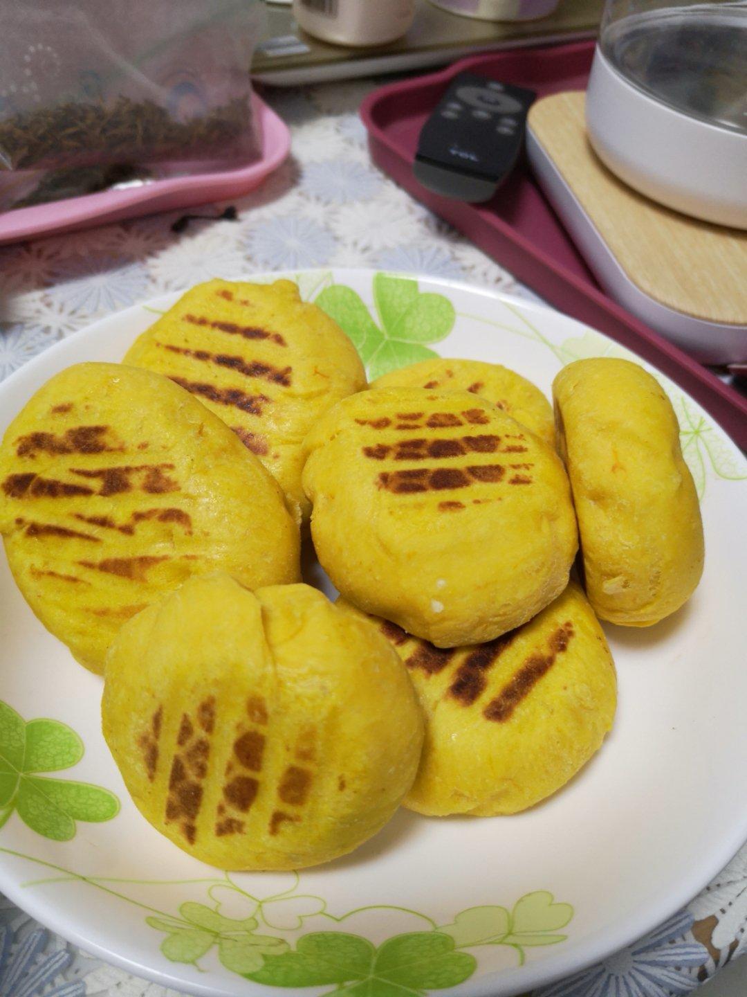 堂妈小厨——发面南瓜饼