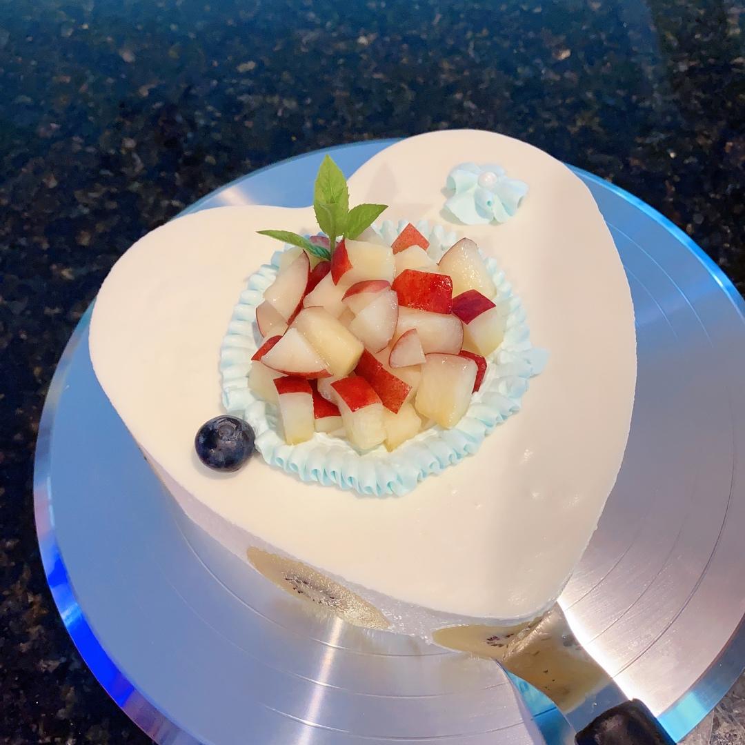 8寸芒果慕斯镜面蛋糕