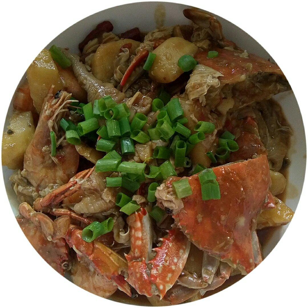 蟹肉煲