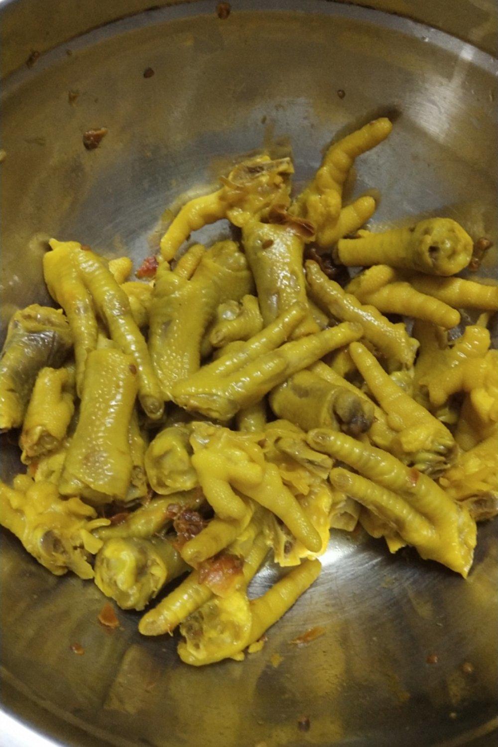简单好吃的自制盐焗鸡爪
