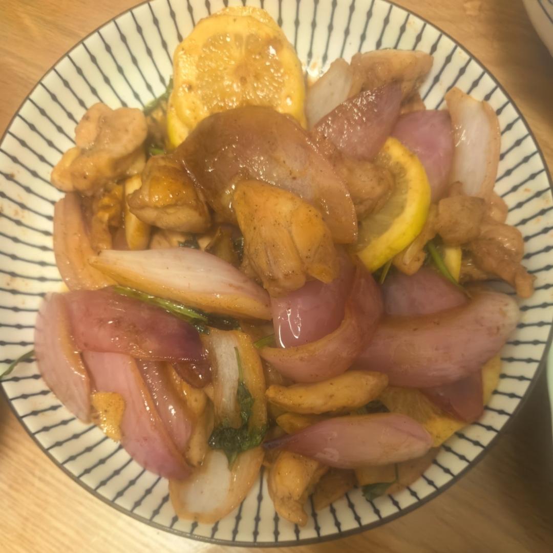 柠檬干煎鸡