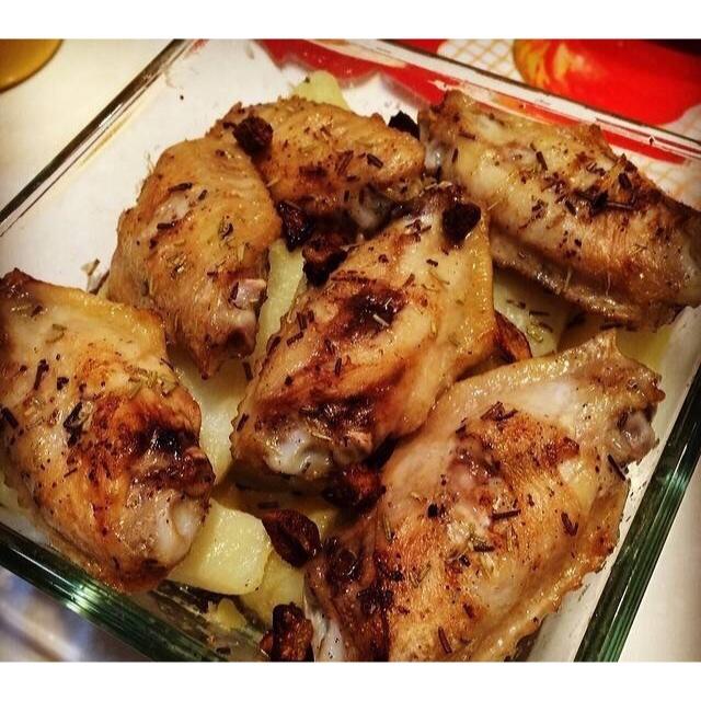 迷迭香柠檬烤鸡腿（或鸡翅）