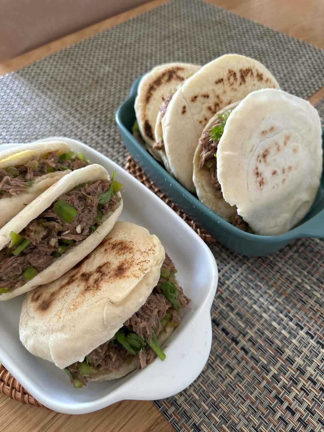 肉夹馍(白吉馍的制作)
