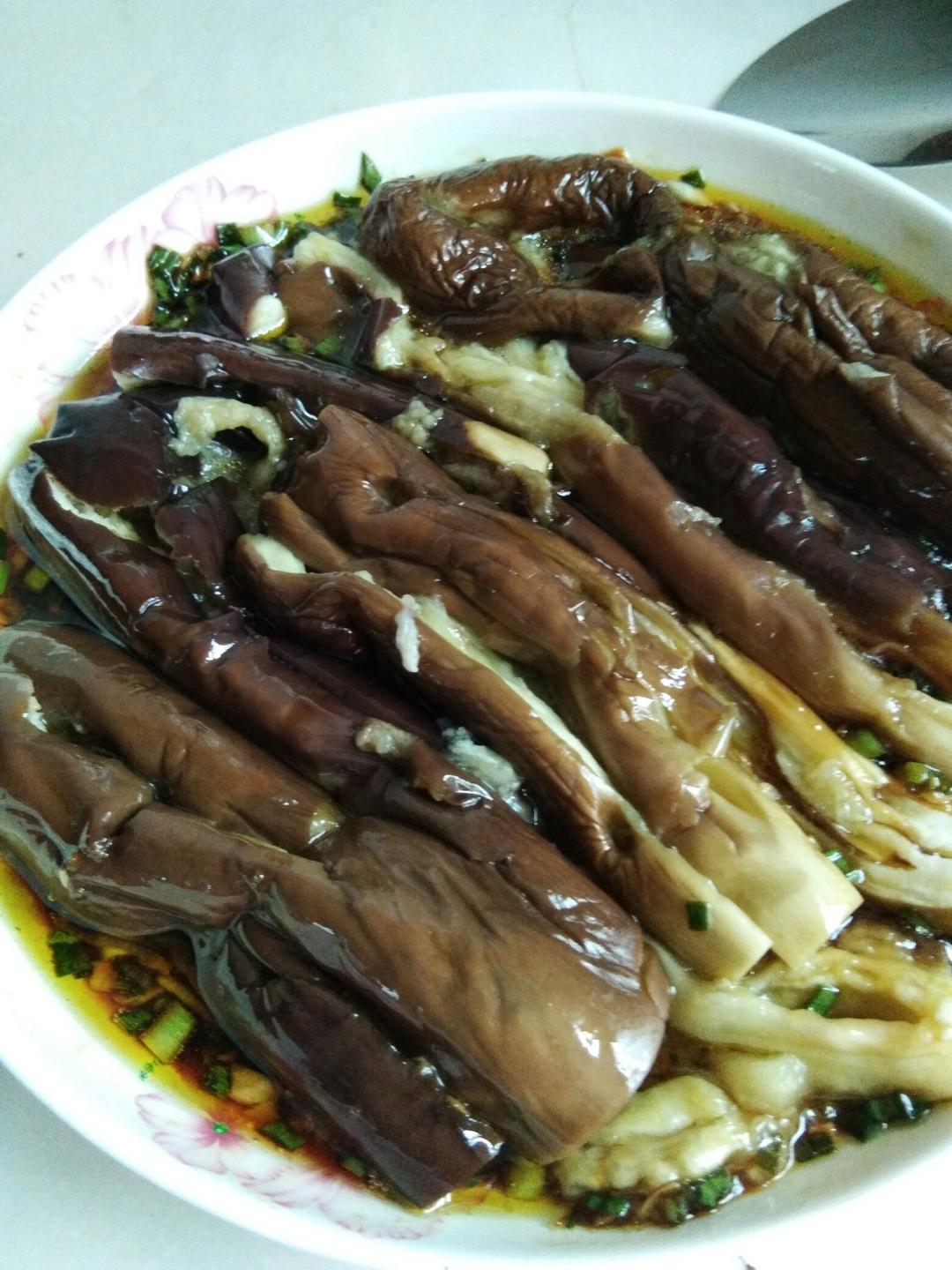 洋外婆做的蒸茄子