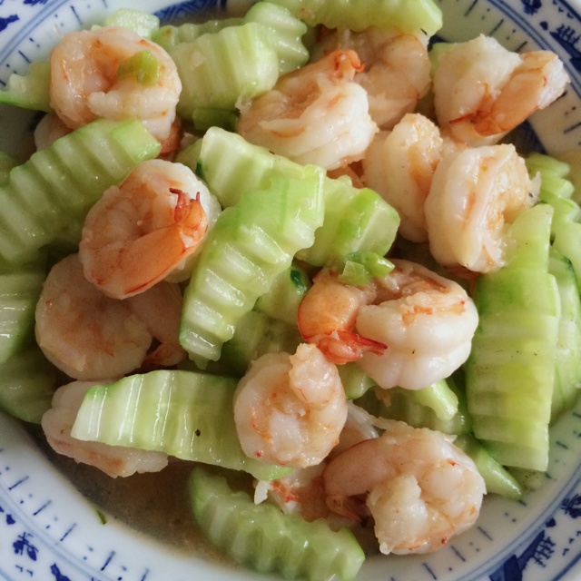 黄瓜虾仁