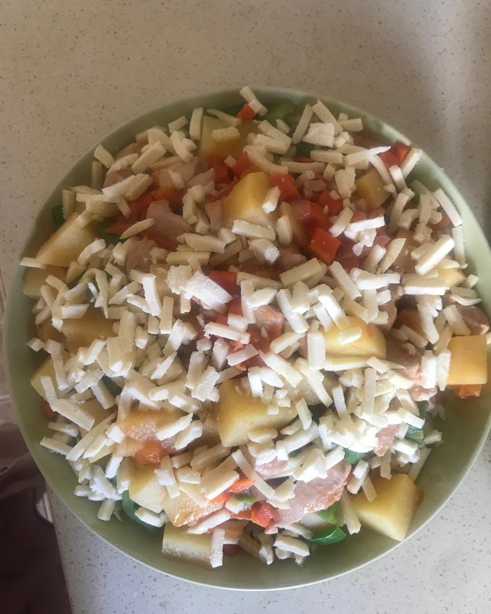 番茄鸡肉浓情焗饭【两人份】