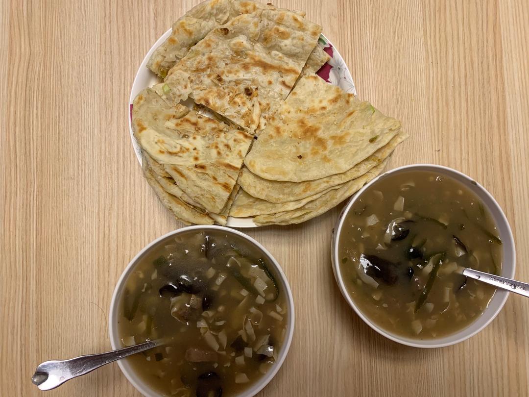 胡辣汤绝配葱油饼（新手版）