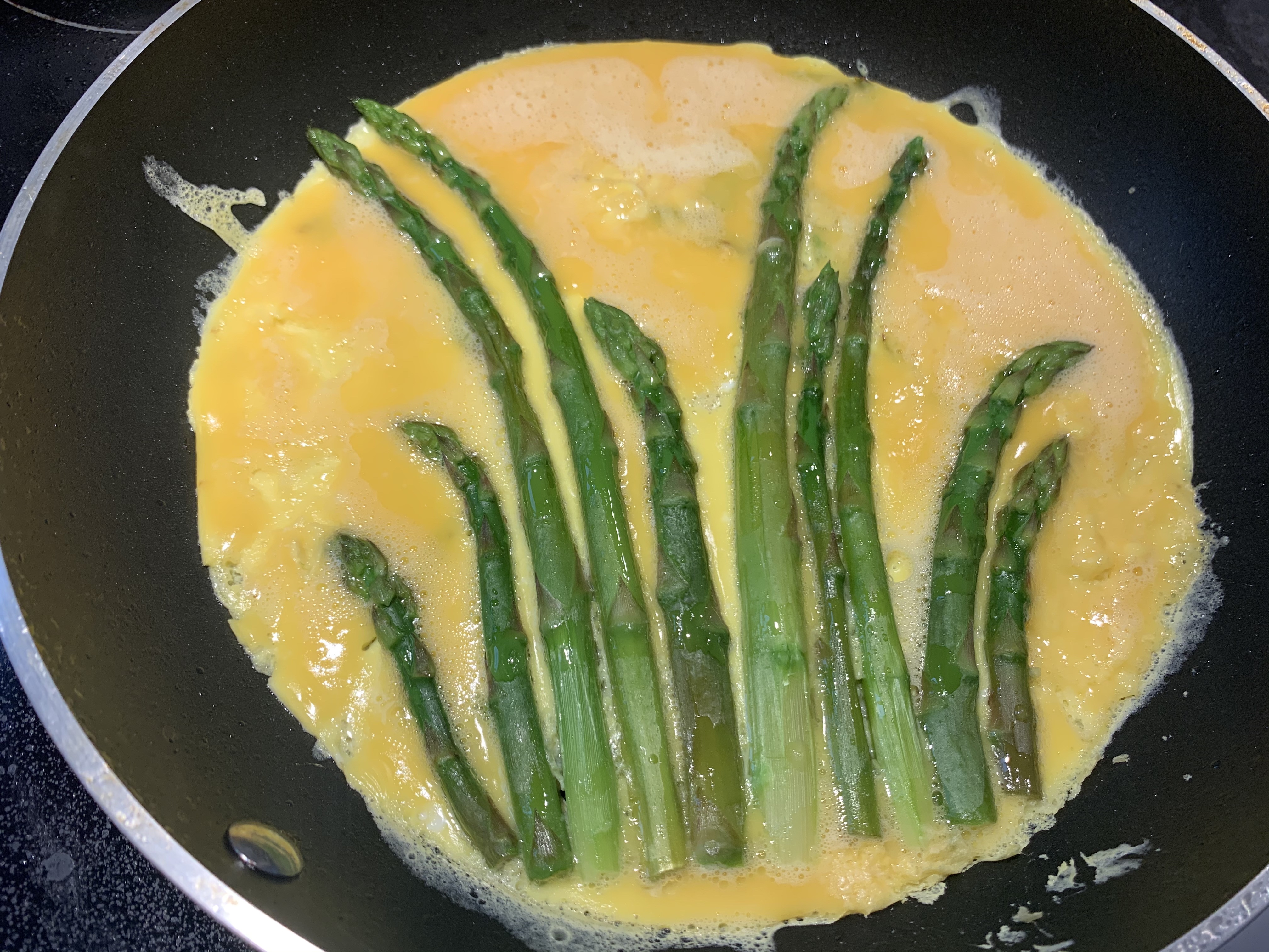 绿竹青青--芦笋煎鸡蛋的做法 步骤12