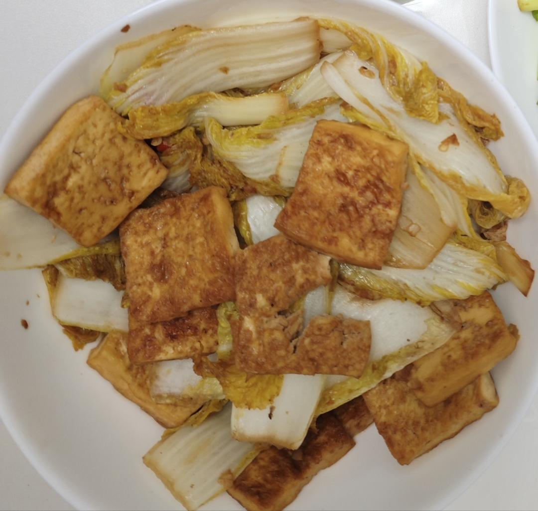 娃娃菜炖豆腐