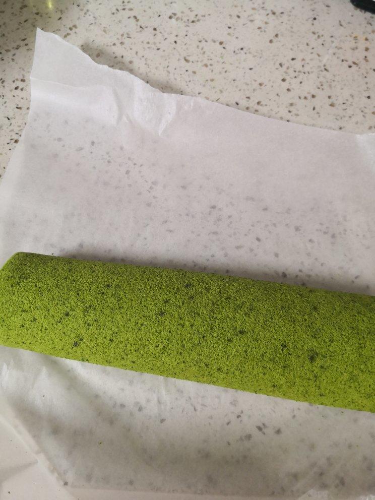 抹茶红豆蛋糕卷