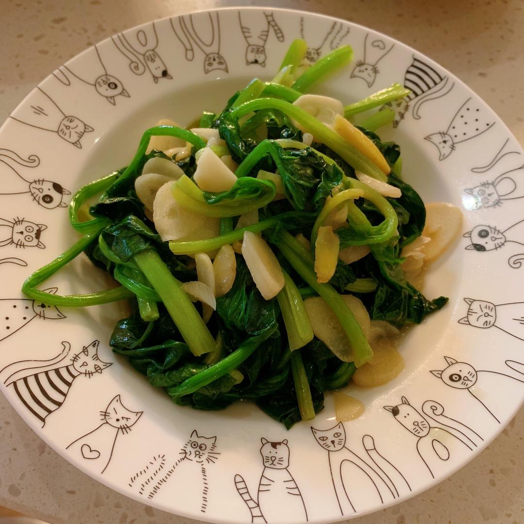 蒜蓉炒菠菜
