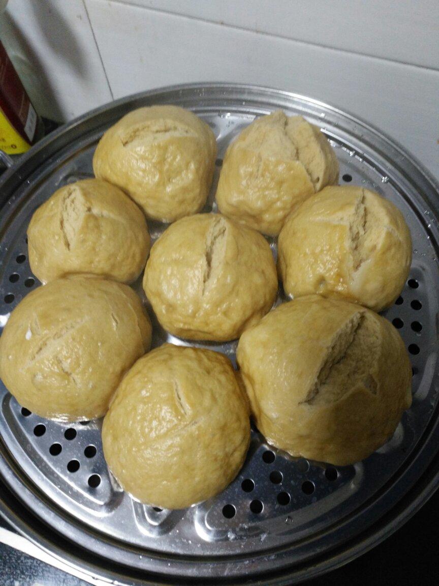 有着面包口感的红糖馒头（一次发酵）