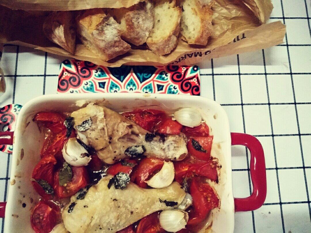 薄荷🍅大蒜番茄烤鸡腿大份