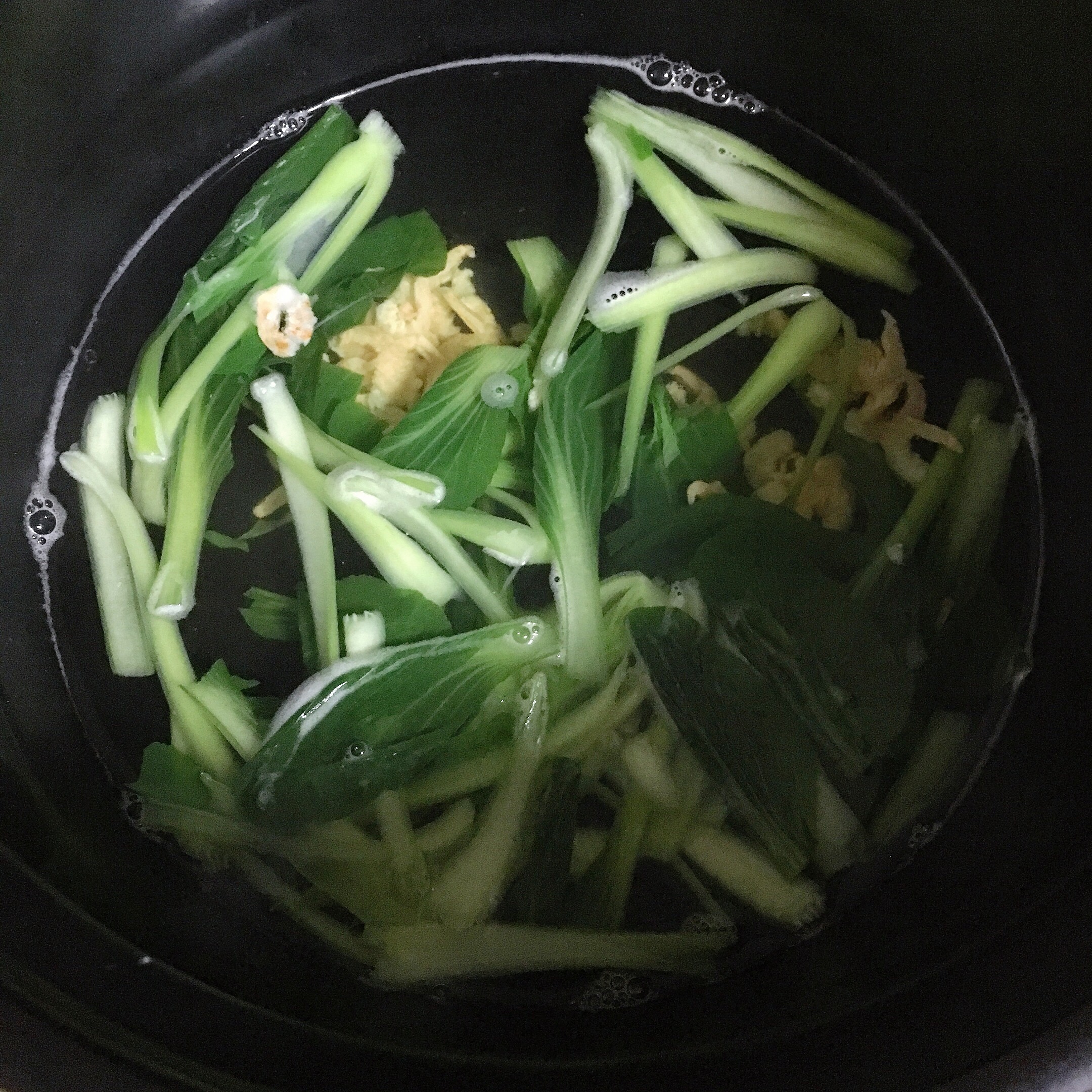 上海青虾仁汤的做法 步骤3