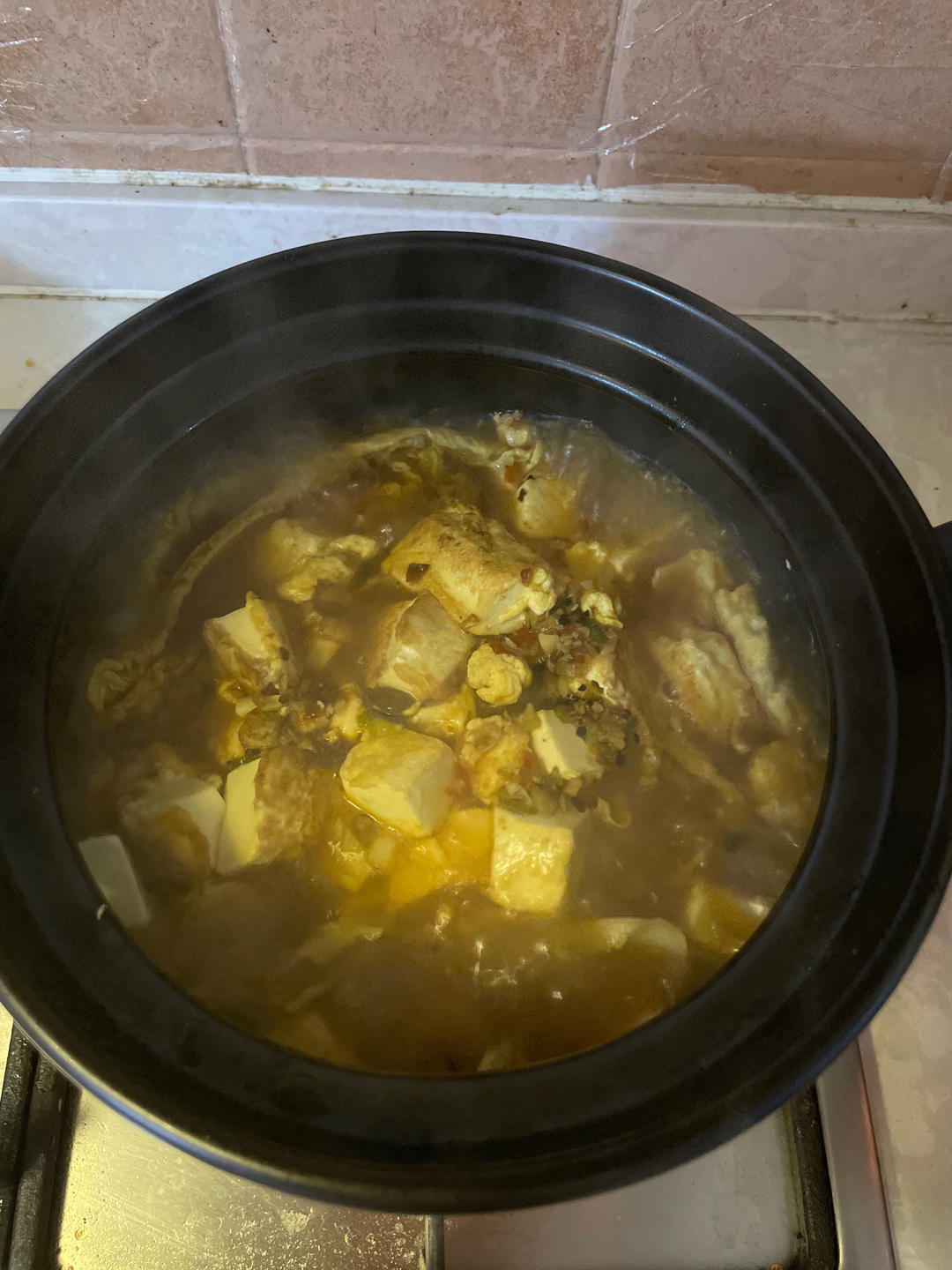 白菜豆腐煲