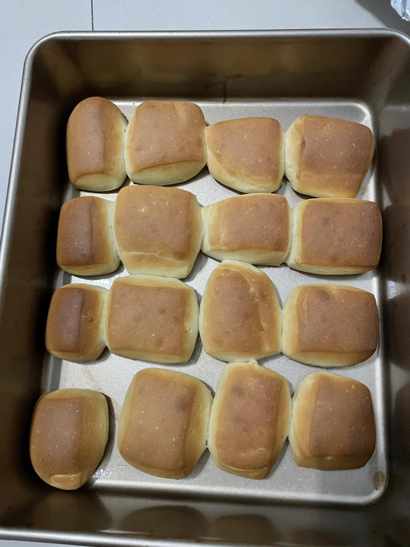 一次发酵牛奶面包小方