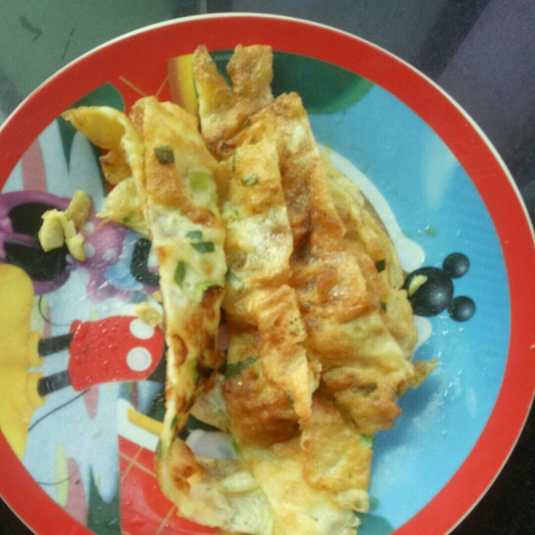 韭菜鸡蛋摊饼