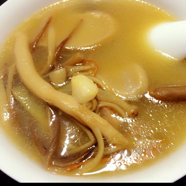 米可宝贝做的菌菇汤