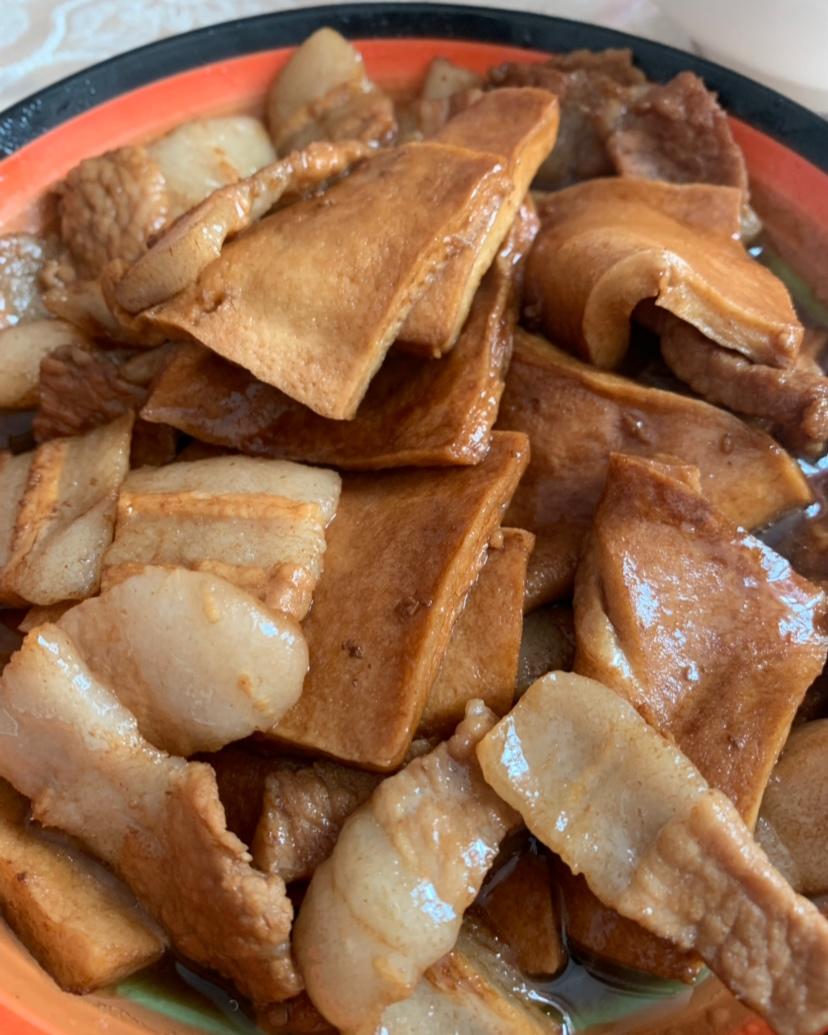 进击的桃么么做的千叶豆腐小炒肉