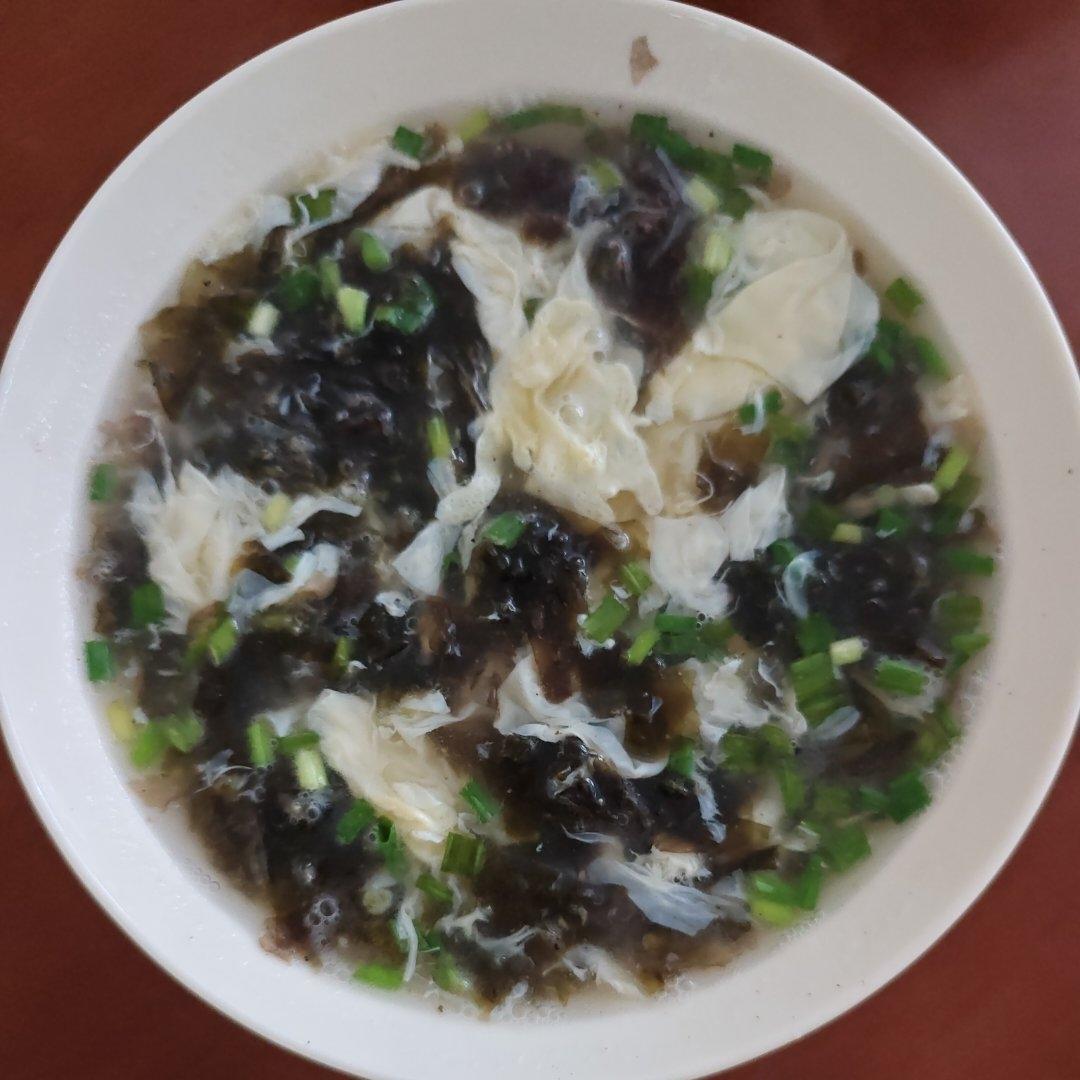 最鲜美好喝的「紫菜蛋花汤」