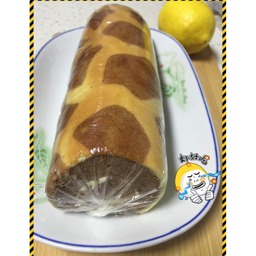 超萌长颈鹿蛋糕卷