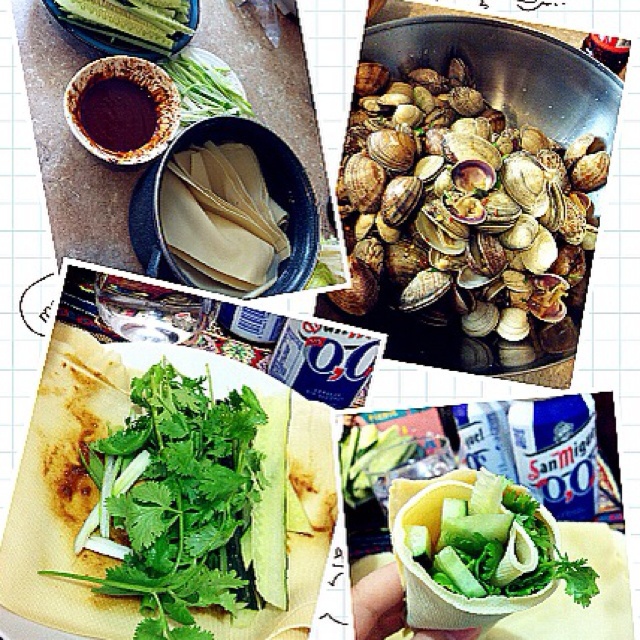 农家干豆腐卷葱