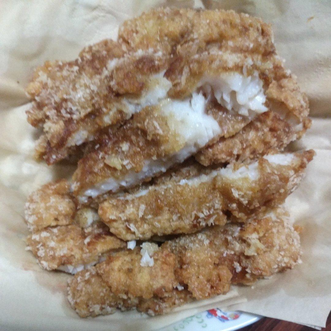 好吃到爆的炸鱼排，万能的方子，可炸一切