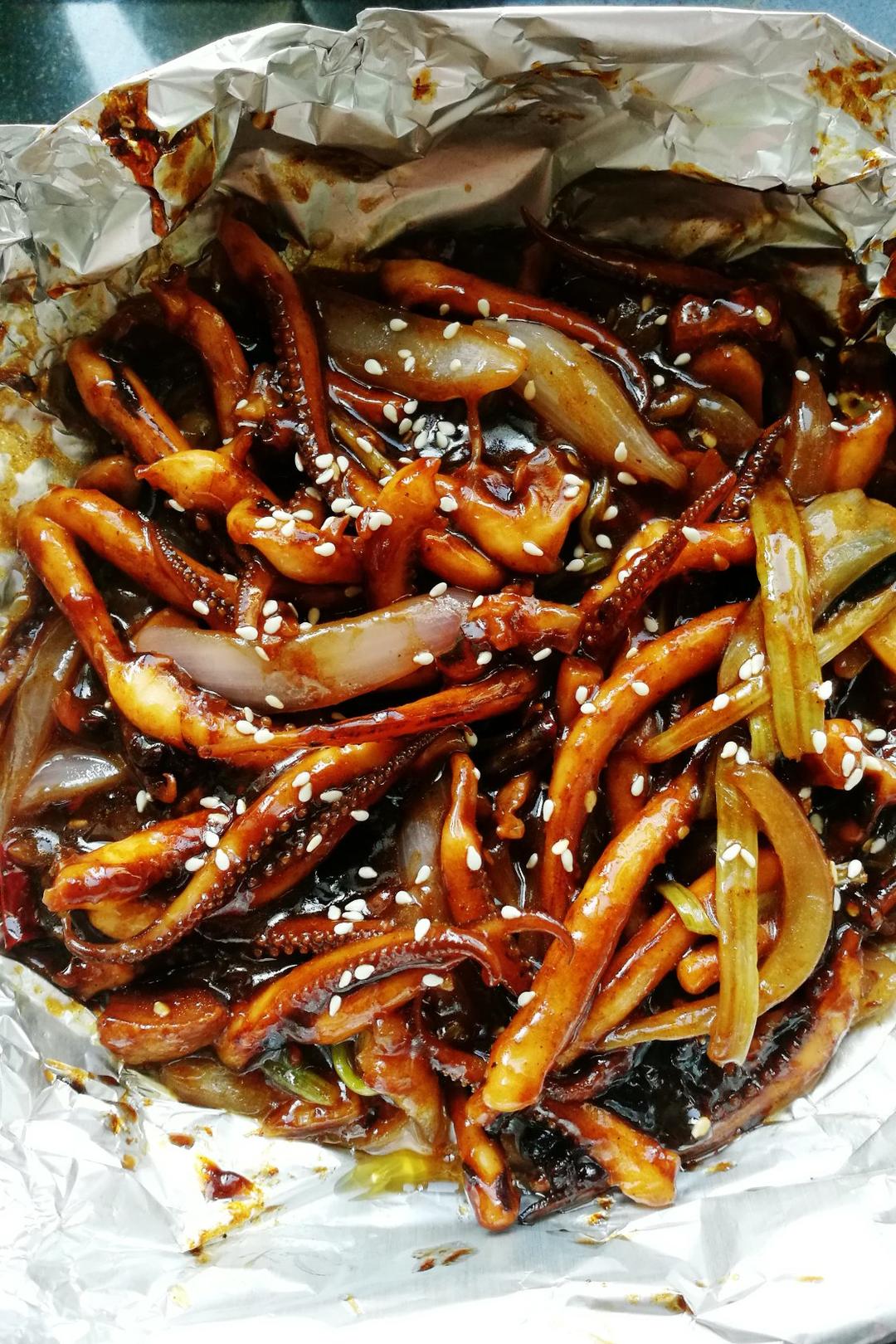 干锅酱香鱿鱼
