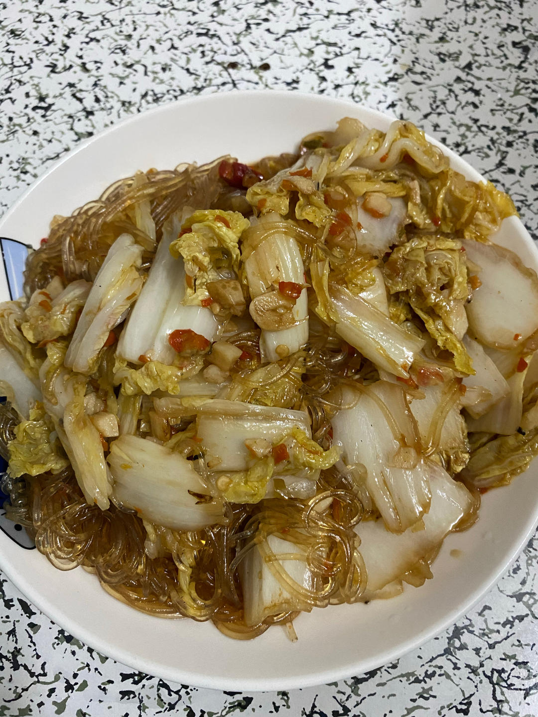 白菜炒粉条🧐原本不屑一顾，结果超级下饭