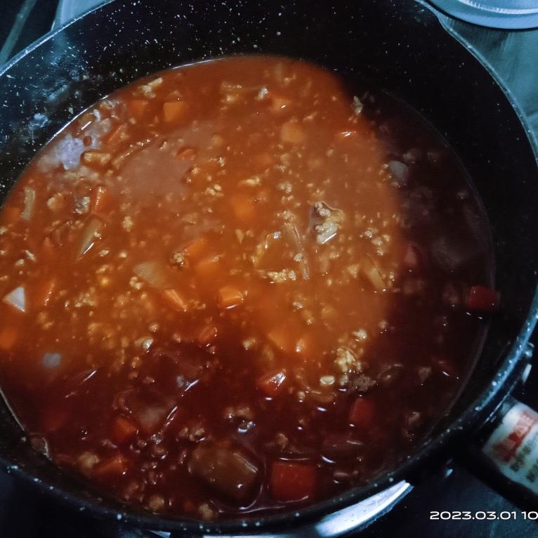 好侍番茄红烩肉酱意面