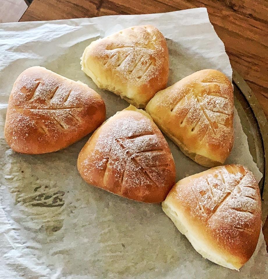 咸香的玉米毛豆软欧包