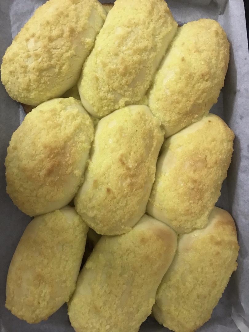 椰蓉餐包（一次发酵，玉米油版，或黄油）