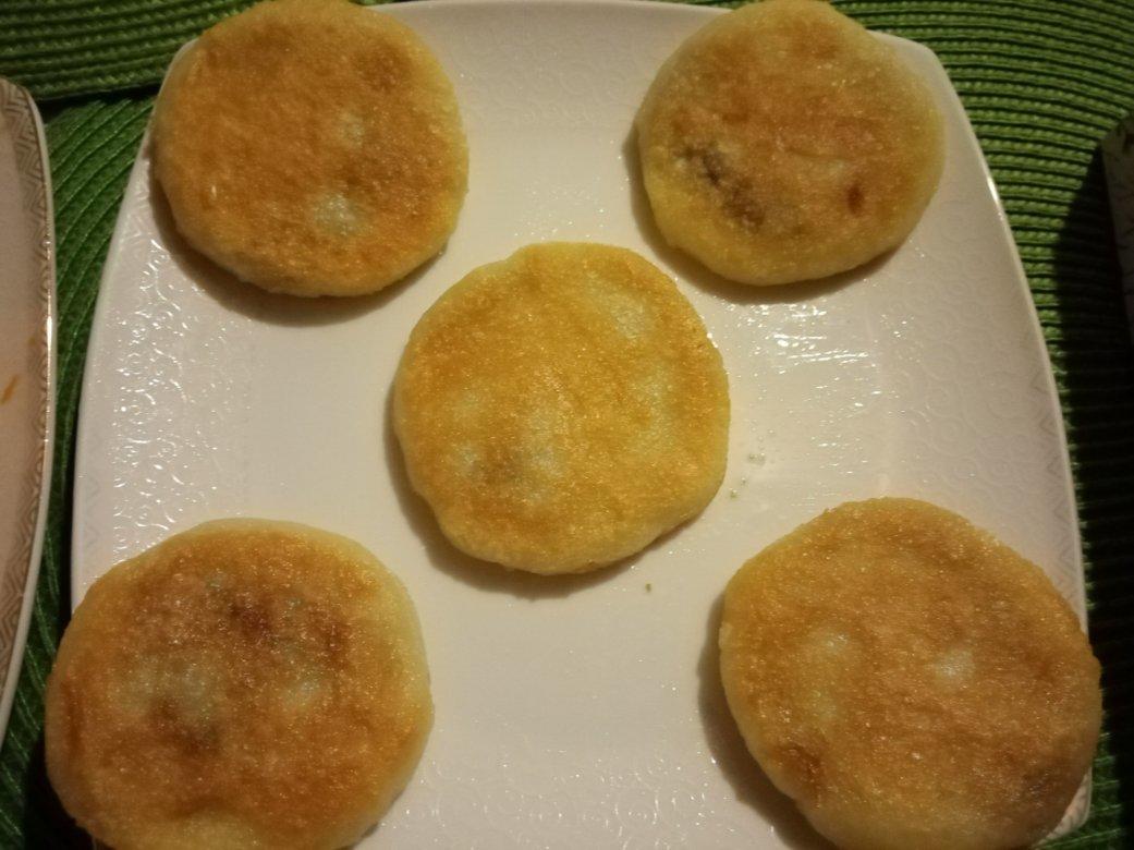 ㊙️东北糯米豆沙粘火勺 烫面法饼超级软 附虎口收拢法整形视频