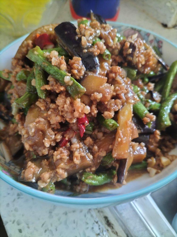 茄子炒豆角