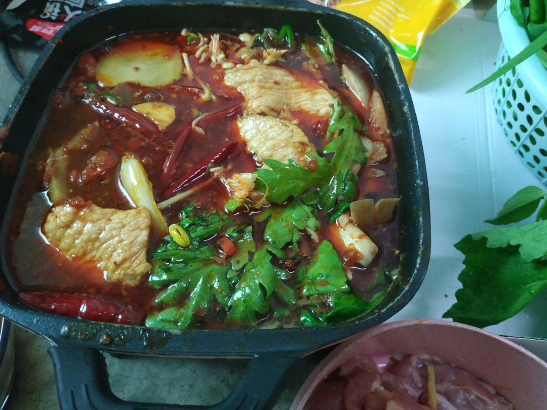 自制麻辣重庆火锅
