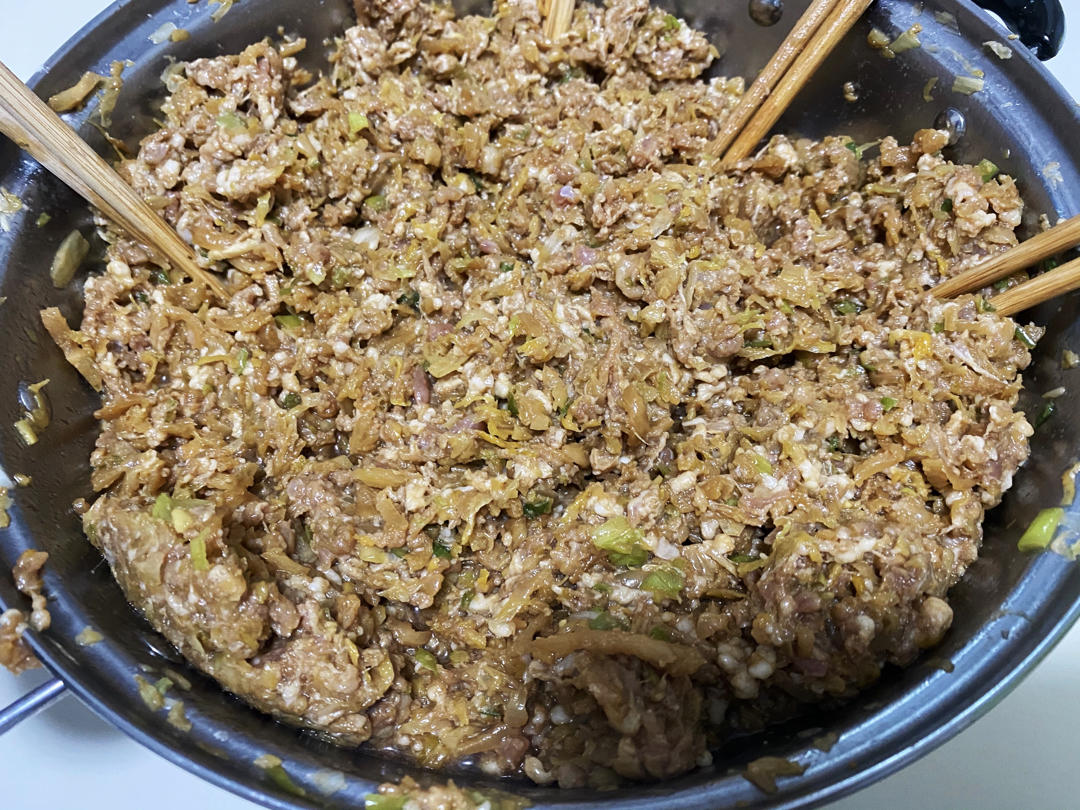 青苹果22做的猪肉酸菜水饺馅