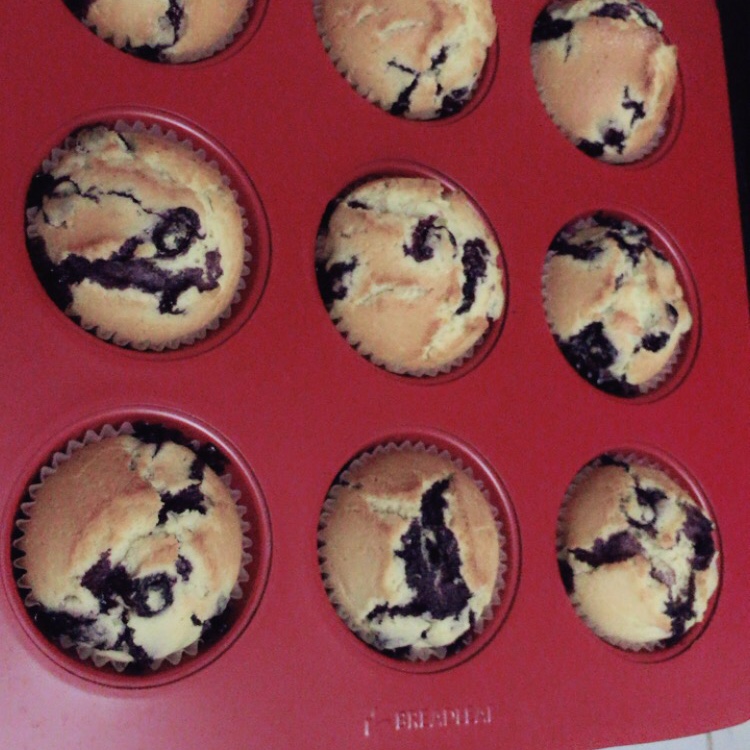 蓝莓玛芬蛋糕 Blueberry Muffin