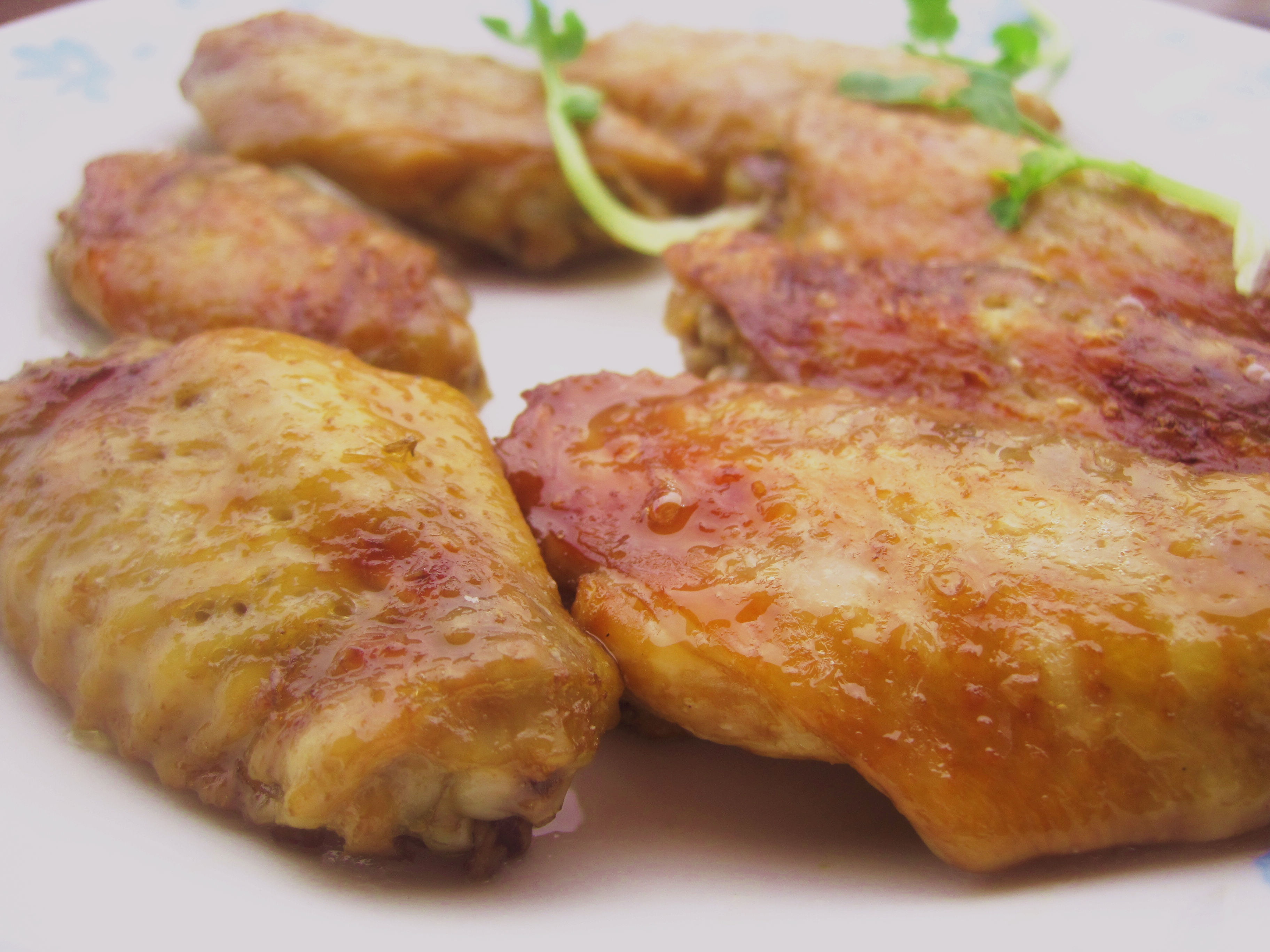 蒜香蜜汁烤鸡翅