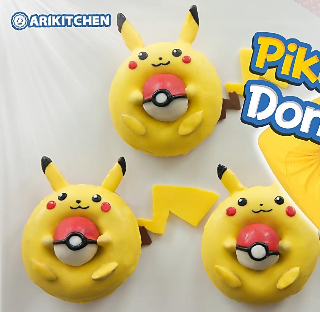 皮卡丘甜甜圈的做法
