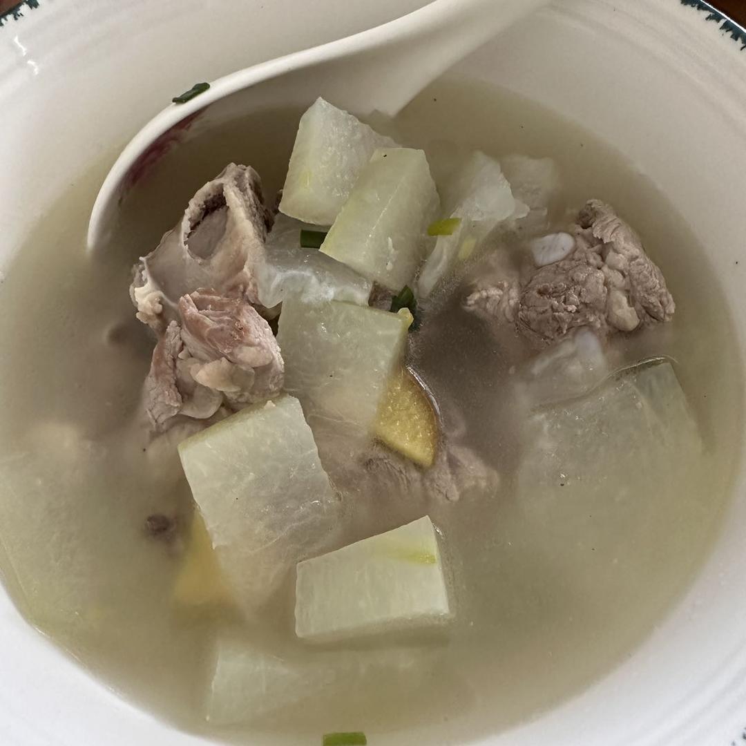 冬瓜排骨汤，夏天的味道