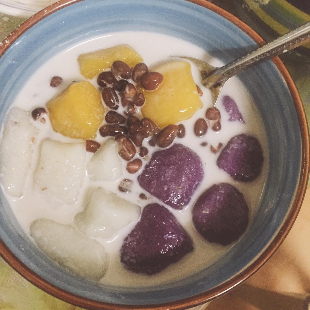 满足你的偷学欲望，“鲜芋仙”的三色芋圆在家也能轻松搞定！——三色芋圆