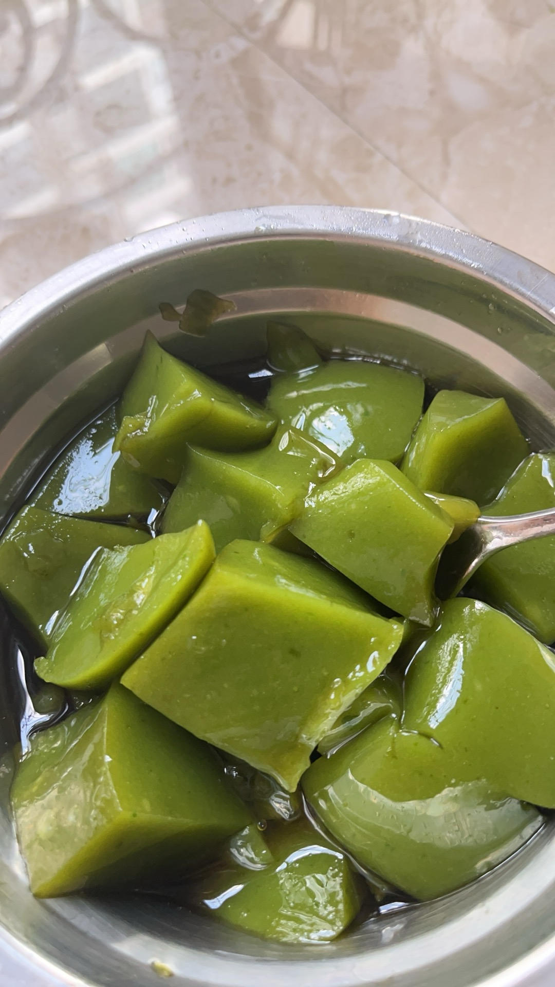 下午茶，凉草粉